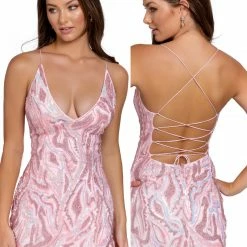 Primavera Couture 3844 Short 2022 Homecoming Dress Fitted Sequin Beaded Short Cocktail Dress Sequin Dresses