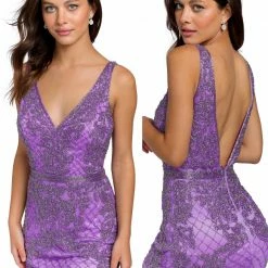 Primavera Couture 3856 Short 2022 Homecoming Dress Fitted Sequin Beaded Short Cocktail Dress