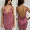 Primavera Couture 3857 Short 2022 Homecoming Dress Fitted Sequin Beaded Short Cocktail Dress Backless Dresses