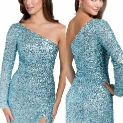 Primavera Couture 3860 Short 2022 Homecoming Dress Fitted Sequin Beaded Short Cocktail Dress Sequin Dresses