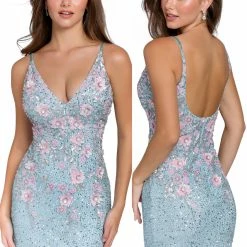 Primavera Couture 3862 Short 2022 Homecoming Dress Fitted Sequin Beaded Short Cocktail Dress Backless Dresses