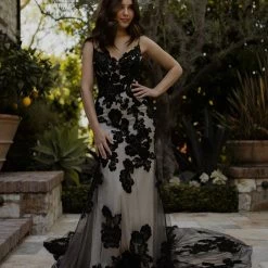 Casablanca Bridal 2447 Kimberly Floral Lace Beaded Wedding Dress Royal Length Train 11 Casablanca Bridal 2447 Kimberly Floral Lace Beaded Wedding Dress Royal Length Train