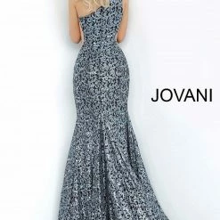 Jovani 3927 Iridescent Embellished Lace Long Mermaid Prom Dress On Shoulder Mermaid Dresses 10 Jovani 3927 Iridescent Embellished Lace Long Mermaid Prom Dress On Shoulder Mermaid Dresses