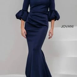 Jovani Red Off The Shoulder Scuba Dress 39739