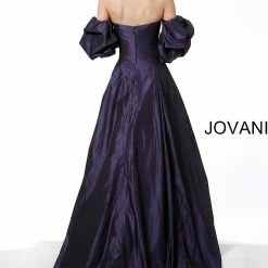 Discontinued Jovani 3986 Green And Purple Sizes 00-24