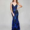 Nina Canacci 2304 Long Mermaid Prom Dress Pageant Gown Corset Dresses