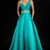 In Stock Nina Canacci 2297 Size 4 Plunging Neckline A Line Prom Dress Formal Evening Gown Ballgown Dresses