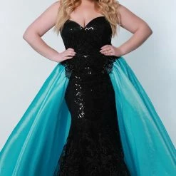 Sequin Dresses Johnathan Kayne For Sydney's Closet JK2206 Column Prom Dress With Overskirt Strapless Sequins JK 2206 13 Sequin Dresses Johnathan Kayne For Sydney's Closet JK2206 Column Prom Dress With Overskirt Strapless Sequins JK 2206