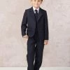 Glass Slipper Formals Boy's 5 Piece SLIM FIT Tuxedo Set - Choose Your Color & Size 4020 1 Glass Slipper Formals Boy's 5 Piece SLIM FIT Tuxedo Set - Choose Your Color & Size 4020