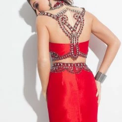 In Stock CLEARANCE Rachel Allan 4076 Red Size 6 Homecoming Cocktail Dress Prom