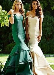 Jovani 31100 Off The Shoulder Fitted Mermaid Ruffle Prom Dress Evening Pageant Gown Mermaid Dresses