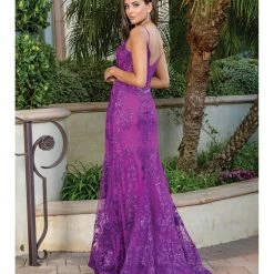 In Stock Mermaid Dresses DQ 4118 Size 10 Rose Gold Long Sheer Sequin Mermaid Prom Dress Pageant Gown V Neck Crystal Belt