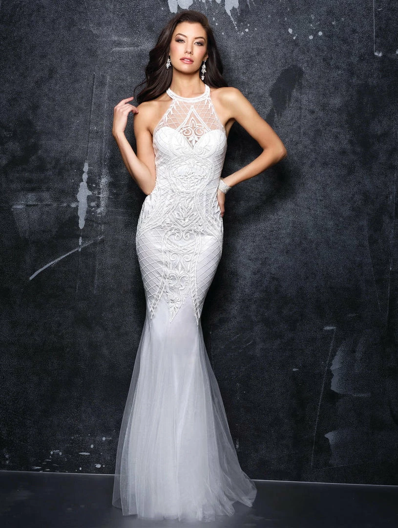In Stock Mermaid Dresses Nina Canacci 4145 Size 6 White Beaded Lace Mermaid Wedding Dress 3 In Stock Mermaid Dresses Nina Canacci 4145 Size 6 White Beaded Lace Mermaid Wedding Dress