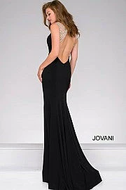 In Stock Long Sleeve Dresses Jovani 42240 Long Jersey Pageant Gown Size 4 Black Prom Dress 5 In Stock Long Sleeve Dresses Jovani 42240 Long Jersey Pageant Gown Size 4 Black Prom Dress