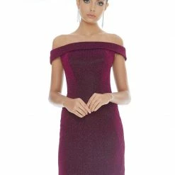 In Stock Ashley Lauren 4240 Size 6 Emerald Cocktail Dress Off The Shoulder Fitted Glitter Short Dress