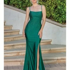 Dancing Queen Backless Dresses DQ 4242 Long Fitted Jersey Crystal Prom Dress Slit Backless Corset Formal Gown 11 Dancing Queen Backless Dresses DQ 4242 Long Fitted Jersey Crystal Prom Dress Slit Backless Corset Formal Gown