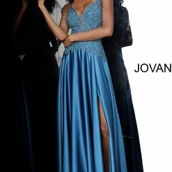 Discontinued Long Sleeve Dresses Jovani 4287 Long Satin Maxi Prom Dress Embellished Bodice V Neck Pageant Gown 9 Discontinued Long Sleeve Dresses Jovani 4287 Long Satin Maxi Prom Dress Embellished Bodice V Neck Pageant Gown