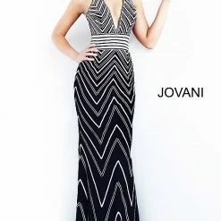 Discontinued Jovani 4341 Long Black Beaded Halter Prom Dress Evening Gown Fitted Wedding 8 Discontinued Jovani 4341 Long Black Beaded Halter Prom Dress Evening Gown Fitted Wedding