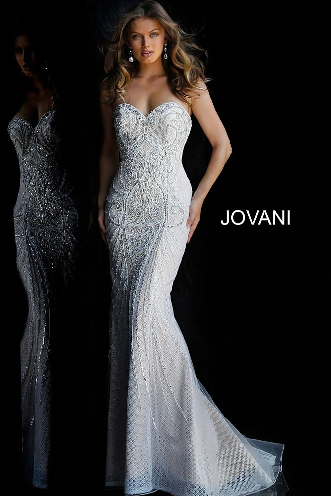 Mermaid Dresses Jovani 45566 Long Fitted Embellished Mermaid Dress Evening Gown Pageant Cape 8 Mermaid Dresses Jovani 45566 Long Fitted Embellished Mermaid Dress Evening Gown Pageant Cape
