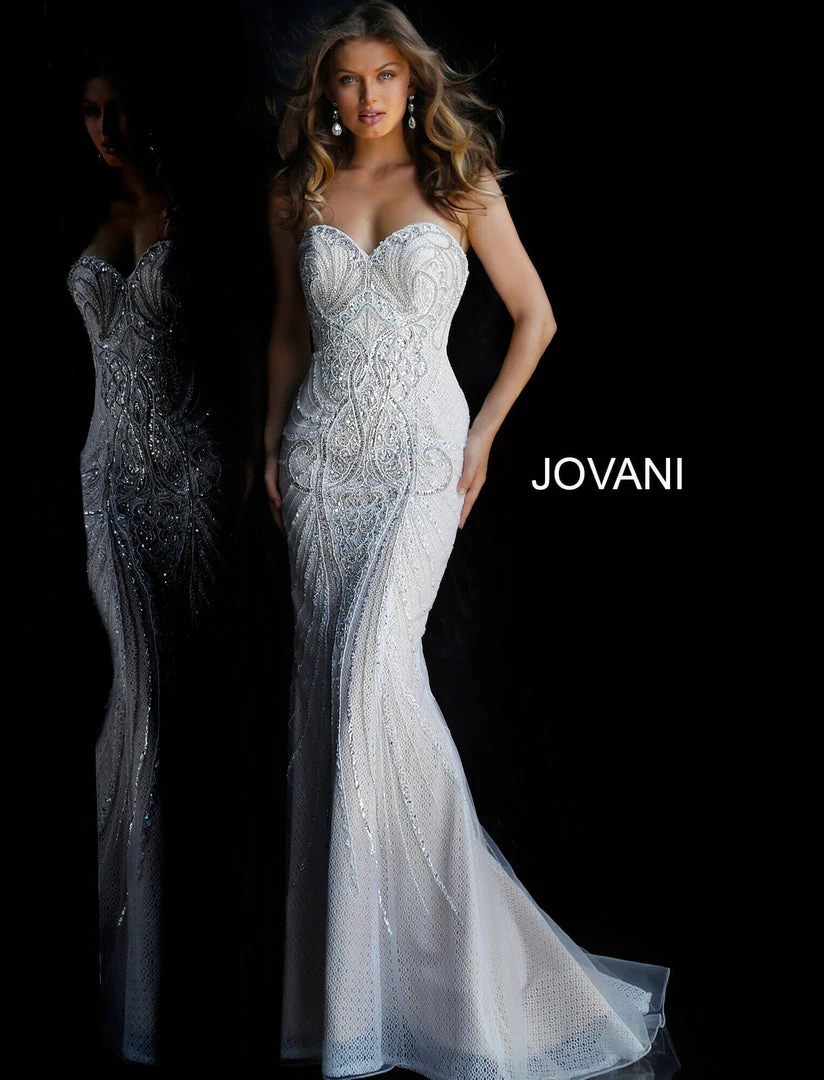 Jovani 45566 Wedding Dress Pageant Long Fitted Beaded Cape Formal Pageant Gown Sequin Dresses 4 Jovani 45566 Wedding Dress Pageant Long Fitted Beaded Cape Formal Pageant Gown Sequin Dresses