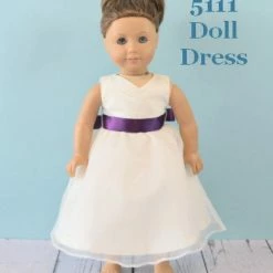 Rosebuds 5111 Doll Dress Matches Rosebuds 5111 Flower Girl Dress