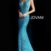 Jovani 45811 Glitter Shimmer Prom Dress Plunging Neckline Jersey Mermaid Fitted Mermaid Dresses 2 Jovani 45811 Glitter Shimmer Prom Dress Plunging Neckline Jersey Mermaid Fitted Mermaid Dresses
