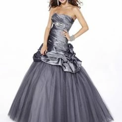 In Stock Mermaid Dresses Tiffany 46830 Size 18 Royal Mermaid Prom Dress Corset Formal Plus Size Gown