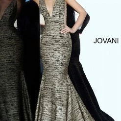 Jovani 47075 Iridescent Shimmer Fitted Mermaid Prom Dress Train Pageant Gown 70 Jovani 47075 Iridescent Shimmer Fitted Mermaid Prom Dress Train Pageant Gown