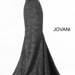 Mermaid Dresses Jovani 47075 Iridescent Shimmer Fitted Mermaid Prom Dress Train Pageant Gown