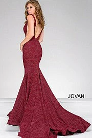 Jovani 47075 Iridescent Shimmer Fitted Mermaid Prom Dress Train Pageant Gown 9 Jovani 47075 Iridescent Shimmer Fitted Mermaid Prom Dress Train Pageant Gown