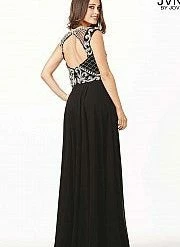 In Stock Jovani JVN31435 Size 6 Red Sleeveless Beaded Illusion Prom Dress Gown Beaded Backless Dresses 10 In Stock Jovani JVN31435 Size 6 Red Sleeveless Beaded Illusion Prom Dress Gown Beaded Backless Dresses