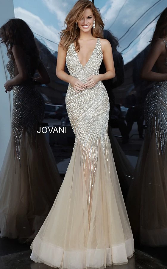 Jovani 4741 Long Fitted Pageant Prom Dress Crystal Embellished Mermaid V Neck Mermaid Dresses 5 Jovani 4741 Long Fitted Pageant Prom Dress Crystal Embellished Mermaid V Neck Mermaid Dresses