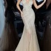 Jovani 4741 Long Fitted Pageant Prom Dress Crystal Embellished Mermaid V Neck Mermaid Dresses 2 Jovani 4741 Long Fitted Pageant Prom Dress Crystal Embellished Mermaid V Neck Mermaid Dresses