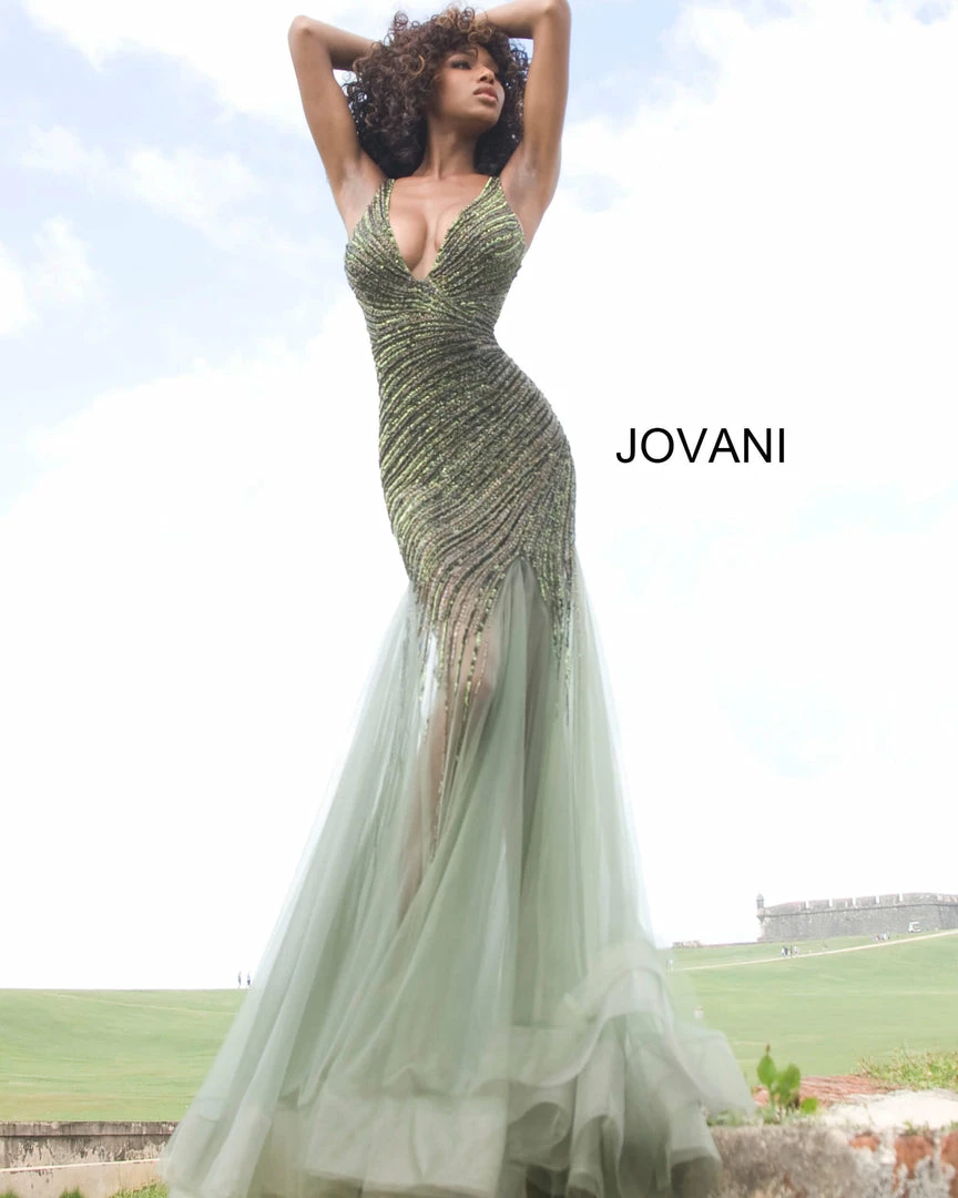 Jovani 4741 Long Fitted Pageant Prom Dress Crystal Embellished Mermaid V Neck Mermaid Dresses 4 Jovani 4741 Long Fitted Pageant Prom Dress Crystal Embellished Mermaid V Neck Mermaid Dresses