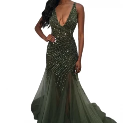 Jovani 4741 Long Fitted Pageant Prom Dress Crystal Embellished Mermaid V Neck Mermaid Dresses 11 Jovani 4741 Long Fitted Pageant Prom Dress Crystal Embellished Mermaid V Neck Mermaid Dresses