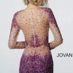 Long Sleeve Dresses Jovani 47598 Short Fitted Sheer Crystal Cocktail Dress Long Sleeve Embellished 10 Long Sleeve Dresses Jovani 47598 Short Fitted Sheer Crystal Cocktail Dress Long Sleeve Embellished