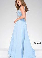 In Stock Jovani 47848 Size 10 Red Two Piece Prom Gown Pageant Dress Ballgown Ballgown Dresses