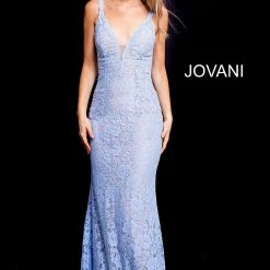 Jovani 48994 Embellished Stretch Lace Prom Dress Pageant Gown Evening Dress Long