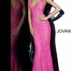 Jovani 48994 Embellished Stretch Lace Prom Dress Pageant Gown Evening Dress Long