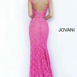 Jovani 48994 Embellished Stretch Lace Prom Dress Pageant Gown Evening Dress Long