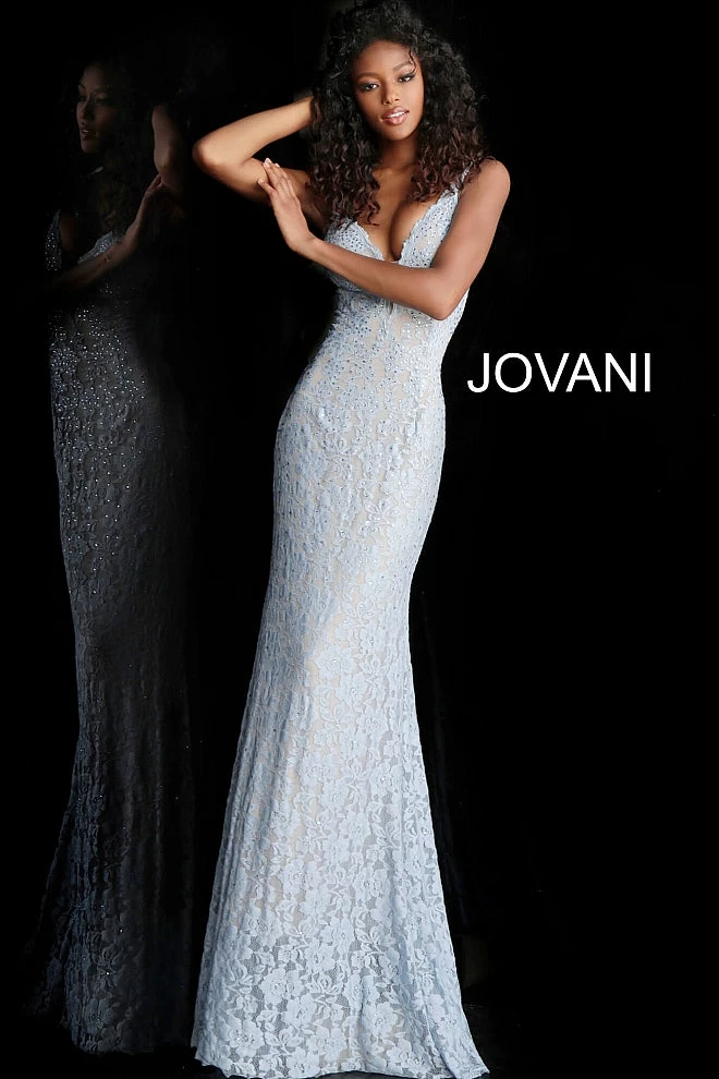 Jovani 48994 Embellished Lace Prom Dress Pageant Long Gown Wedding Dress 10 Jovani 48994 Embellished Lace Prom Dress Pageant Long Gown Wedding Dress