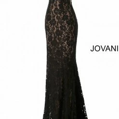 Jovani 48994 Embellished Stretch Lace Prom Dress Pageant Gown Evening Dress Long