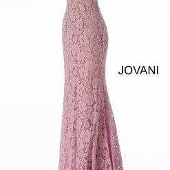 Jovani 48994 Embellished Stretch Lace Prom Dress Pageant Gown Evening Dress Long