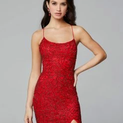 Sequin Dresses Primavera Couture 3638 Long Fitted Floral Beaded Prom Dress Backless Formal Corset