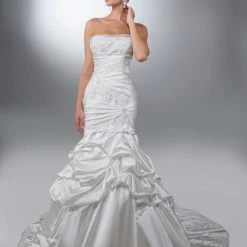 In Stock DaVinci Bridal Gown 50084 Size 10 Ivory Wedding Dress Mermaid Bridal Gown Mermaid Dresses