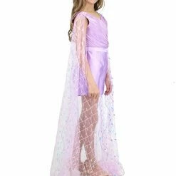 Marc Defang 5011 Girls Romper Pockets V Neck Sequin Cape Sleeves Fun Fashion Kids Jumpsuits & Rompers