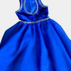In Stock Marc Defang 5036 Size 12 Girls Velvet Top A Line Pageant Dress Beaded Keyhole Cutout Dress Ballgown Dresses