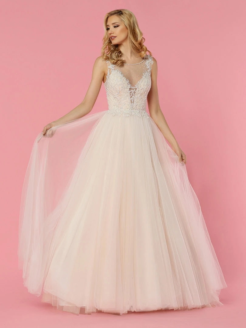 Ballgown Dresses Davinci Bridal 50457 Sheer Plunging Neckline Crystal Ballgown Tulle Wedding Dress 3 Ballgown Dresses Davinci Bridal 50457 Sheer Plunging Neckline Crystal Ballgown Tulle Wedding Dress