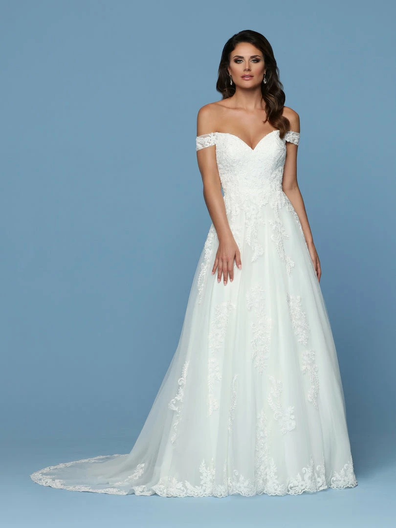 Davinci Bridal 50556 Sweeheart Off The Shoulder Sheer Lace A Line Wedding Dress 3 Davinci Bridal 50556 Sweeheart Off The Shoulder Sheer Lace A Line Wedding Dress