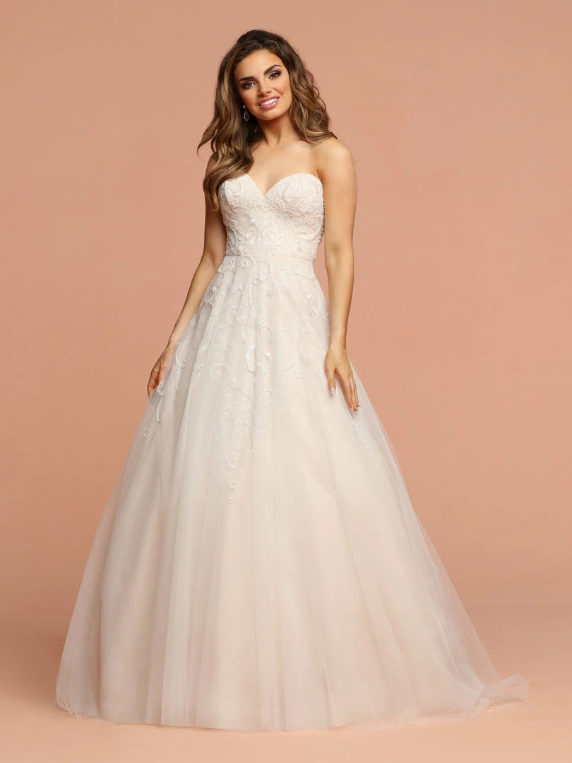 Ballgown Dresses Davinci Bridal 50581 Embellished Tulle Ballgown Wedding Dress Sweetheart Strapless 3 Ballgown Dresses Davinci Bridal 50581 Embellished Tulle Ballgown Wedding Dress Sweetheart Strapless